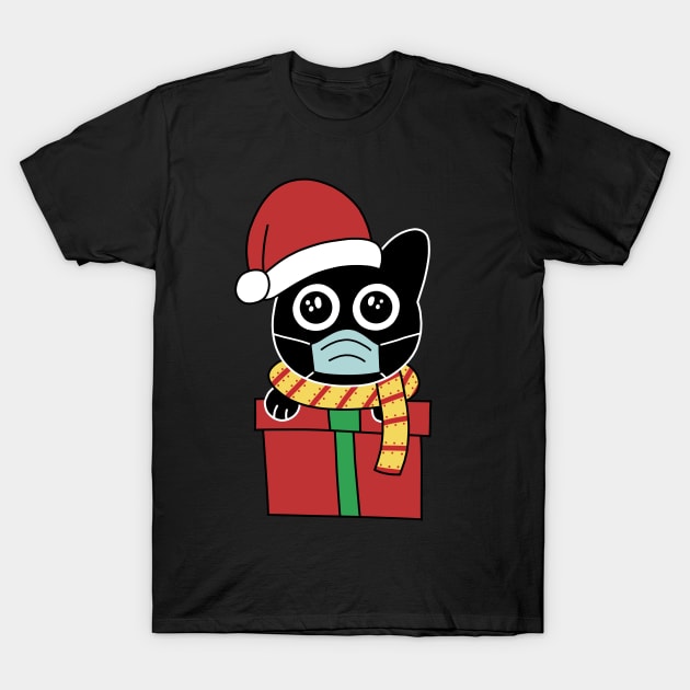 Christmas Cat Quarantine T-Shirt by pako-valor